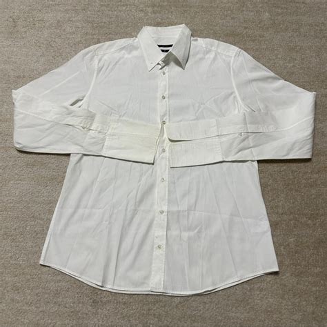 mens gucci white dress shirt|men's designer shirts gucci.